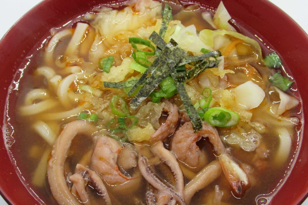 Spicy Seafood Udon