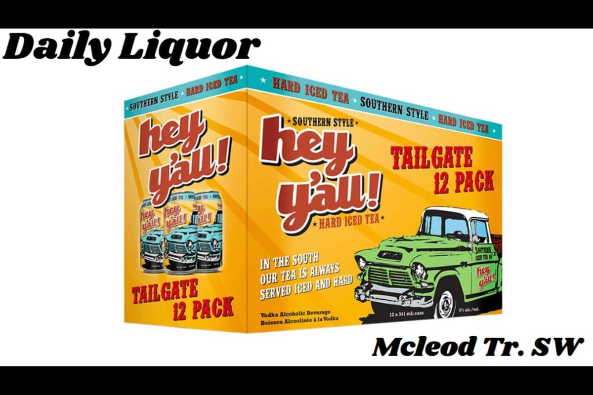 HEY Y'ALL TAILGATE HARD ICE TEA 12 CANS (1 x 12 CANS)