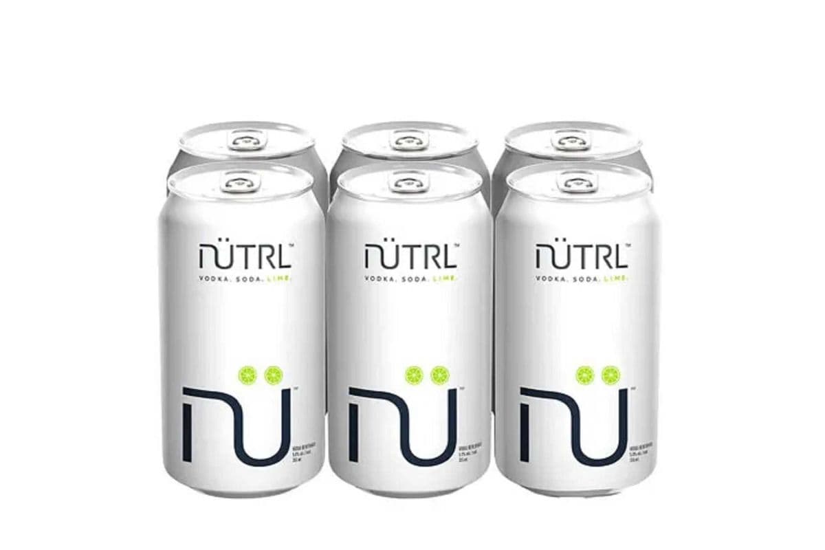 Nutrl Vodka Soda Classic Lime (6 Pack) (6 x 355ML CAN)
