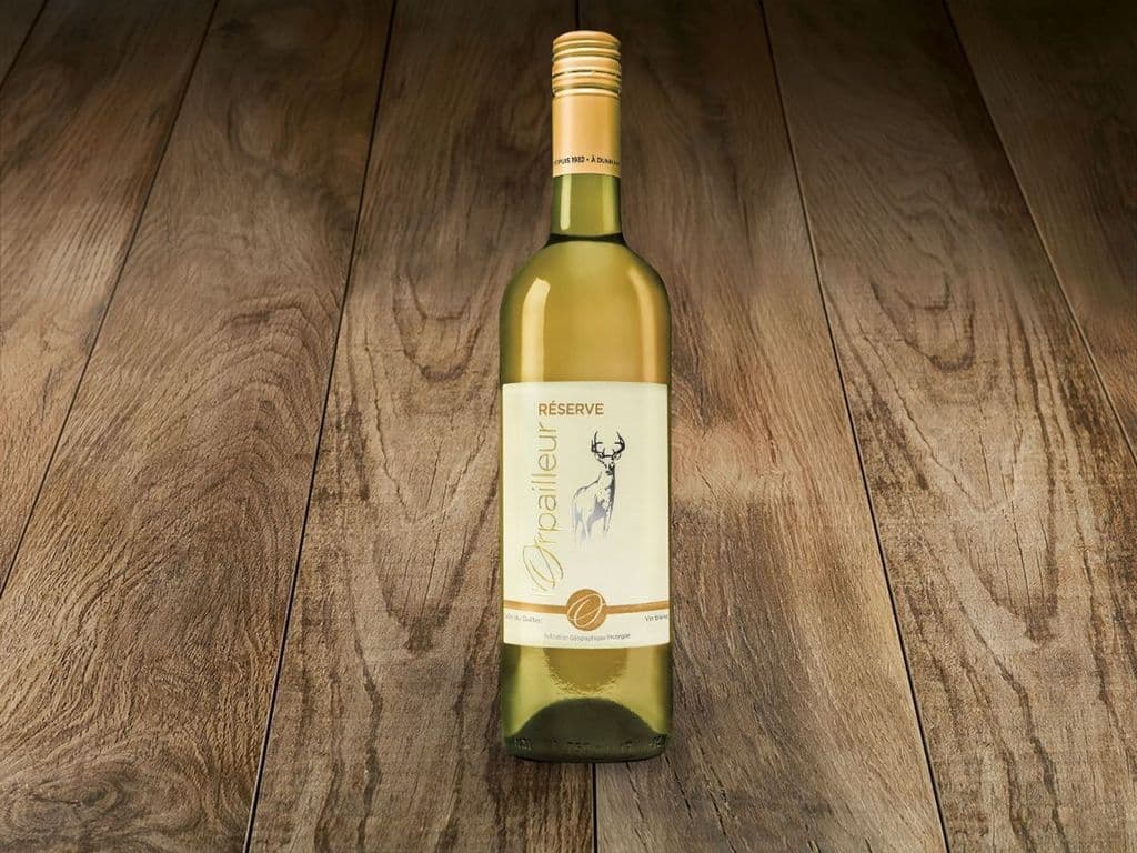 l'Orpailleur Réserve vin blanc du Québec / l'Orpailleur Réserve white wine Québec 