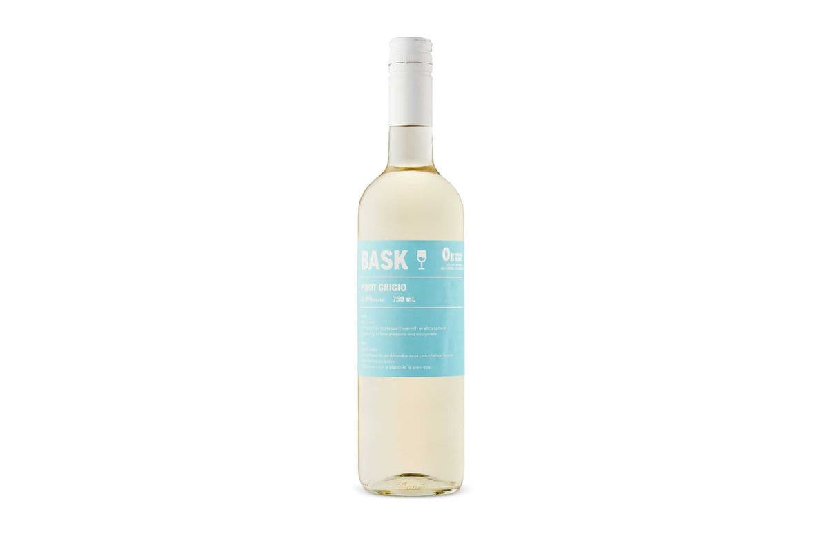 Bask Pinot Grigio 0G Zero Sugar wine - Canada (1 x 750 ml)