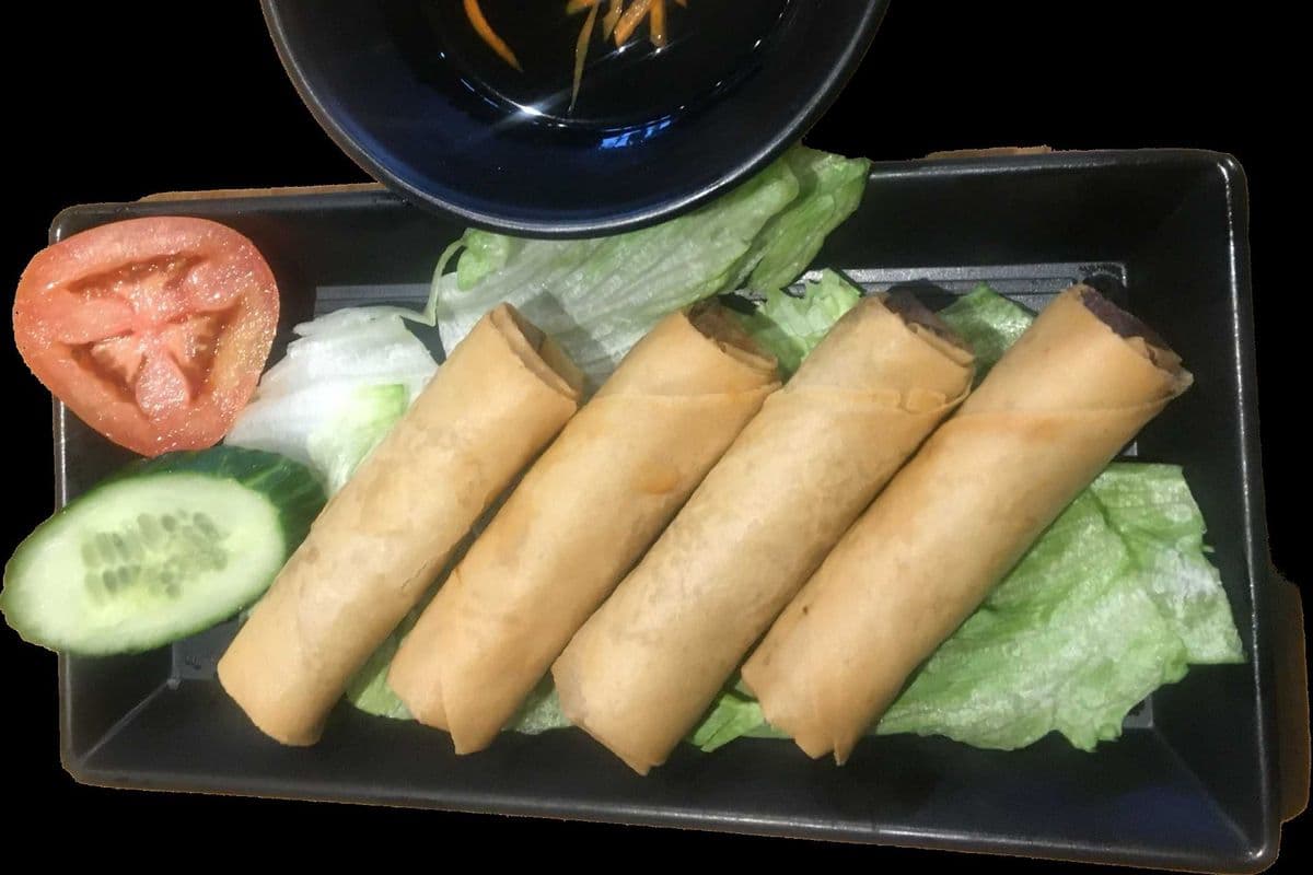 1b. Vegetarian Spring Rolls