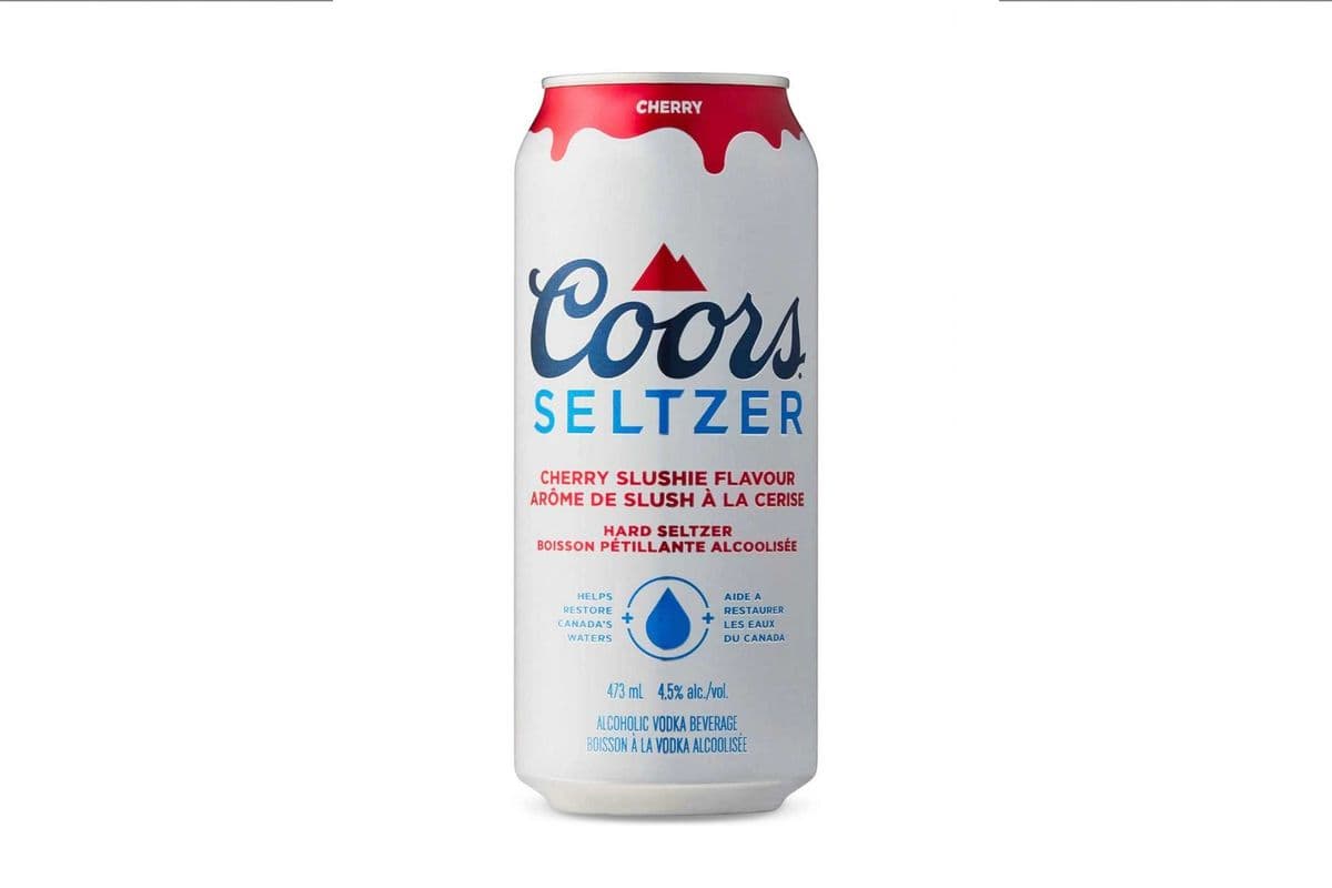 Coors Seltzer Cherry Slushie (1 x 473 ml)