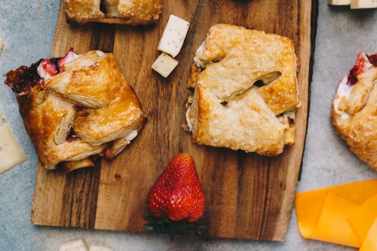 Strawberry Cheese Strudel