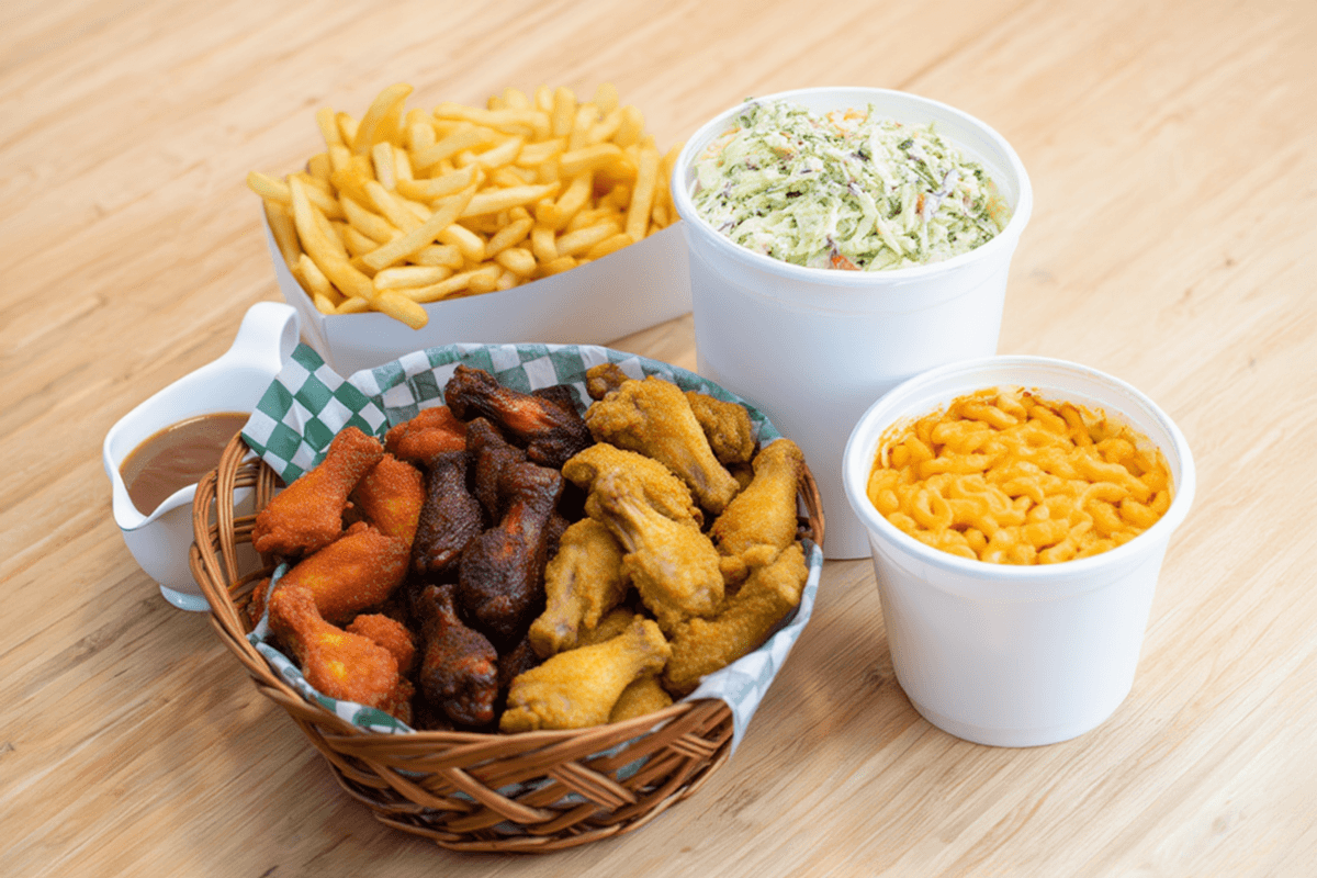 Family Pack - 5 Lbs Wings (3 Flavours)