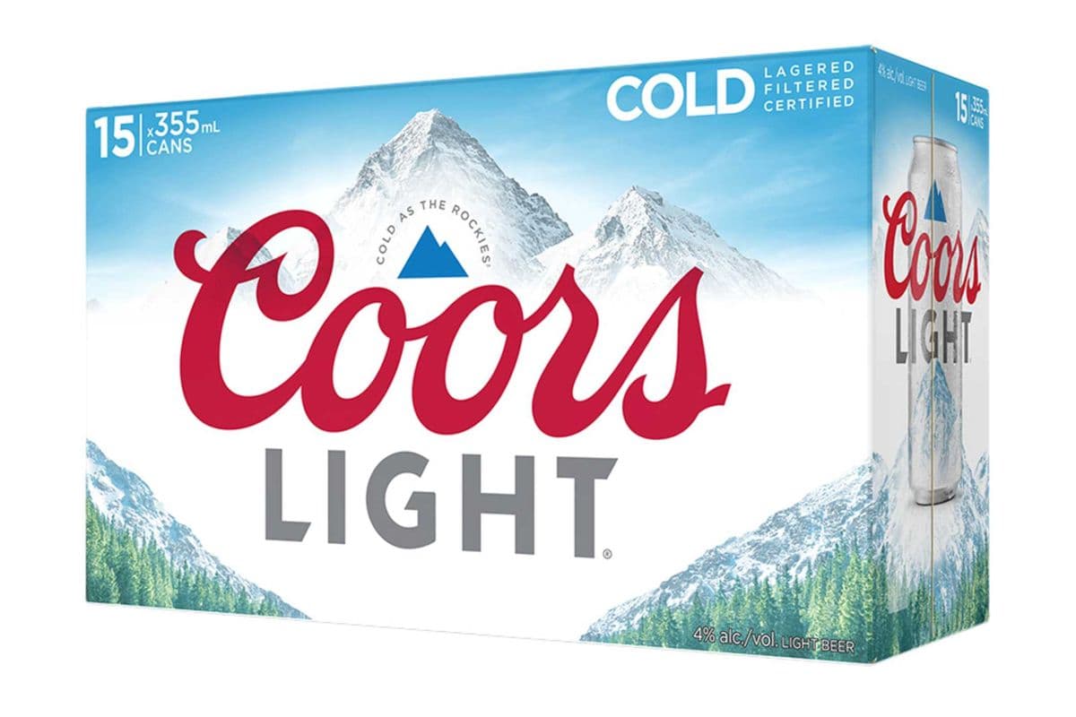 Coors Light 15 (15 x 355 ml cans)