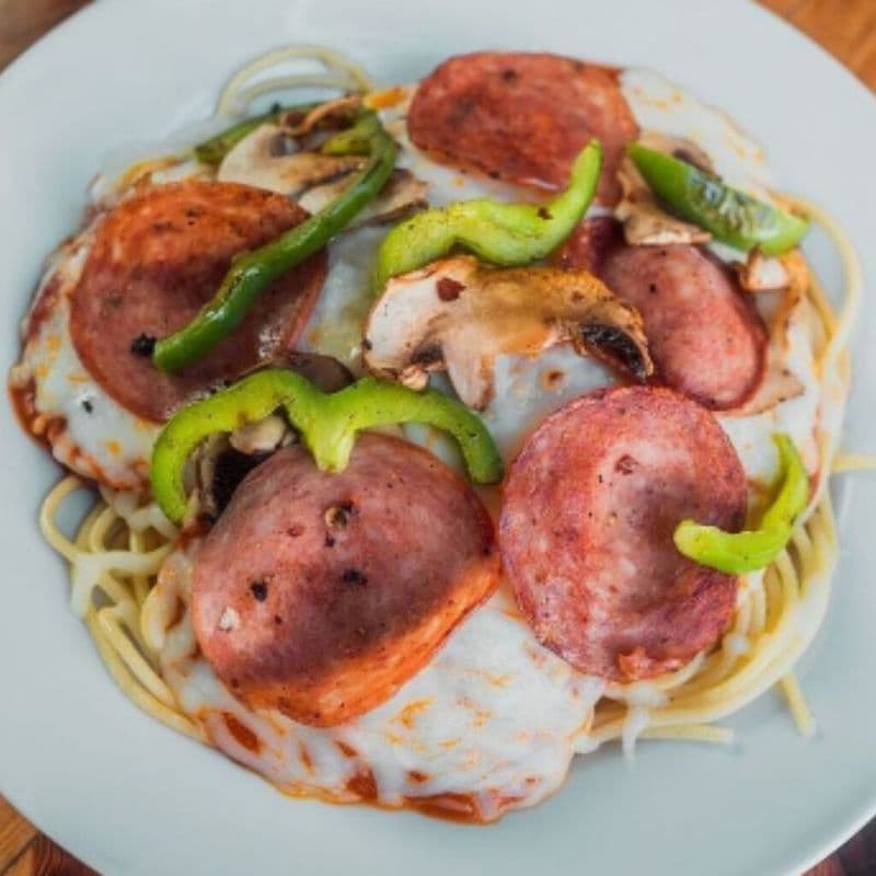 Spaghetti tout garni / All Dressed Spaghetti