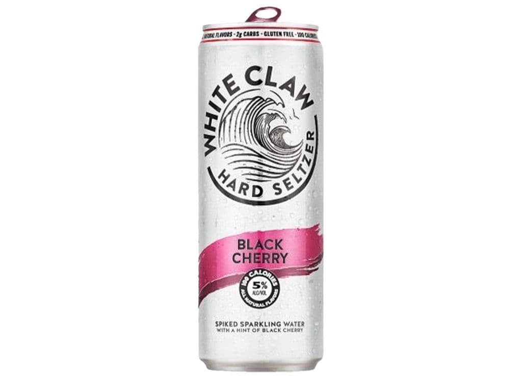 White Claw Black Cherry, 355ml can hard seltzer (5.0% ABV) TP