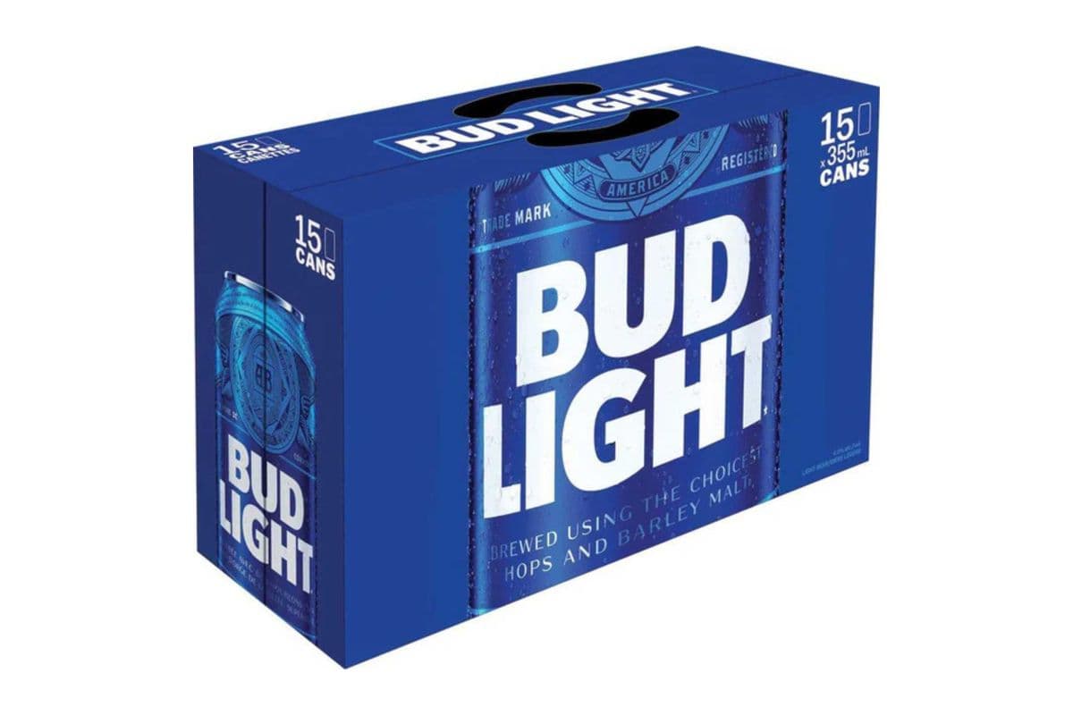 Bud Light (15 Cans) (15 x 355ml)