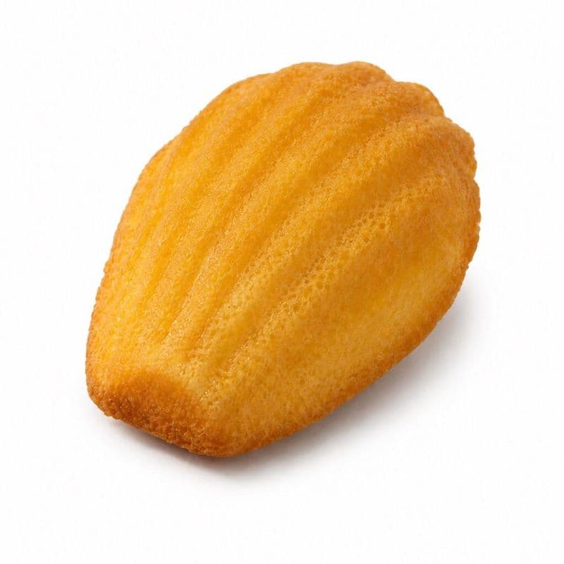 Madeleine / white chocolate madeleine