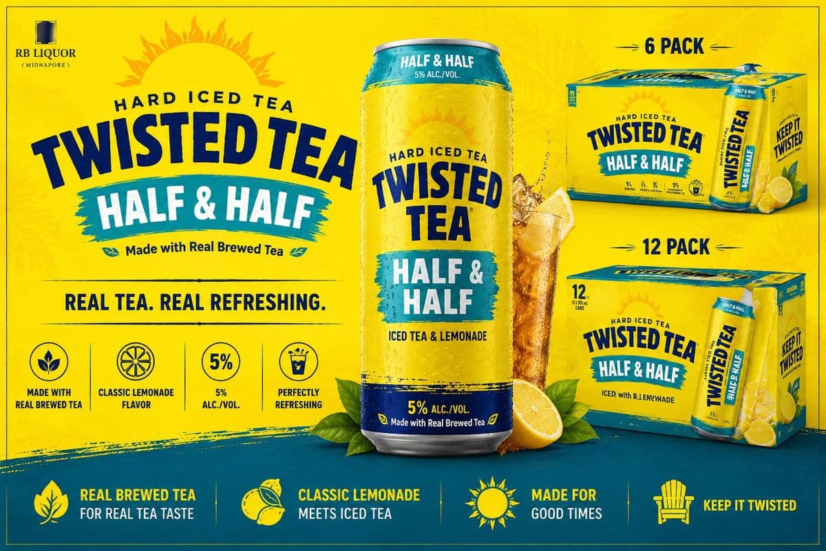 Twisted Tea Half Half Cans (12 x 355ml)