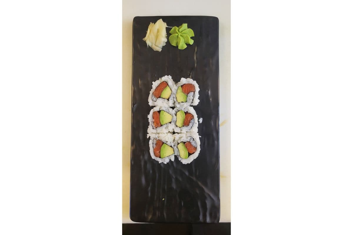 Avocado with Salmon Roll
