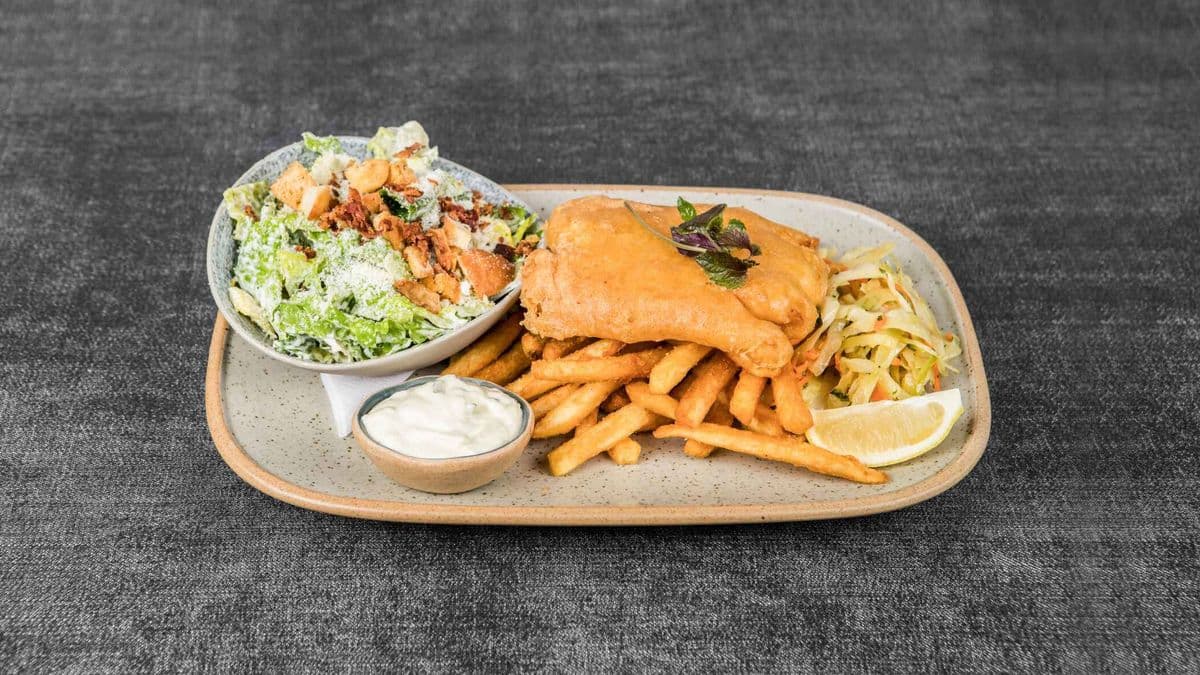 Halibut and Chips