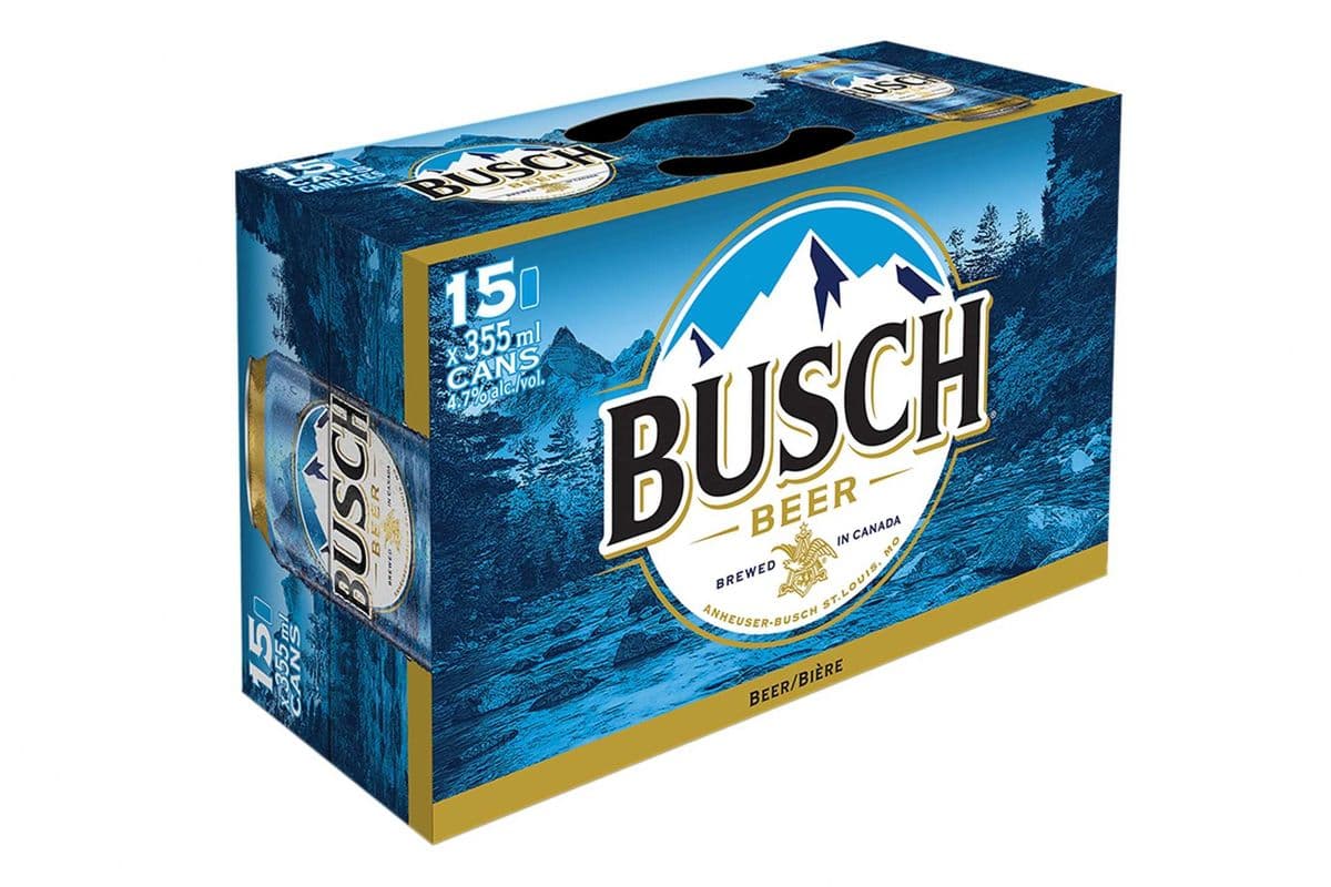 BUSCH LAGER 15 CANS (1 x 355 ML)