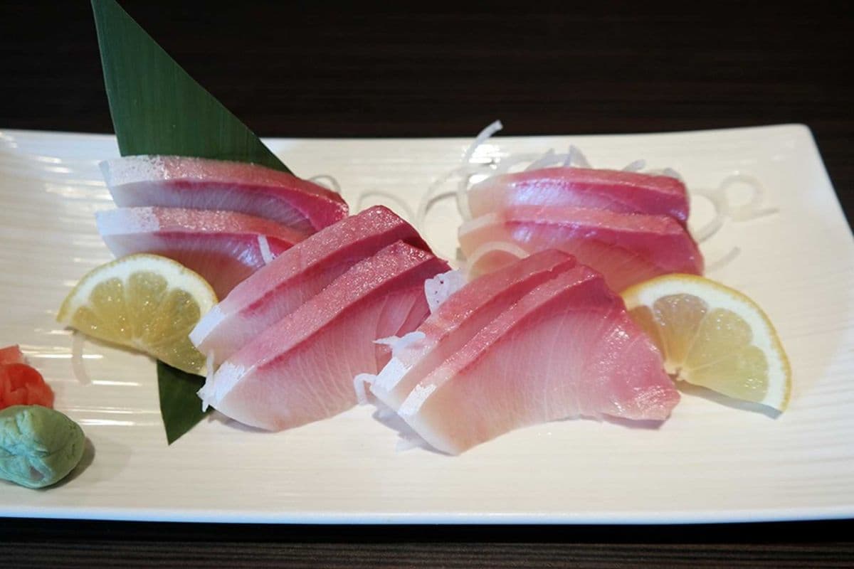Hamachi Sashimi (8 pcs)