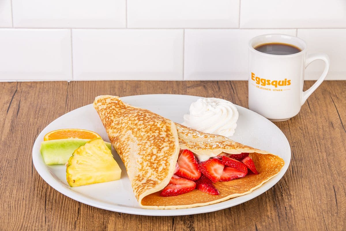 Crepe Fraises / Strawberry crepe