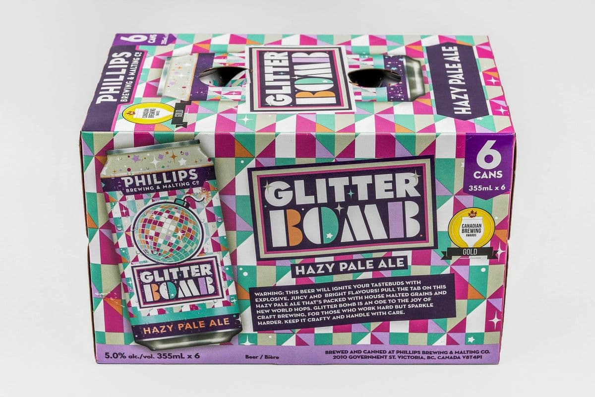 Phillips Glitter Bomb Hazy Pale Ale (6 cans) (1 x Pack)