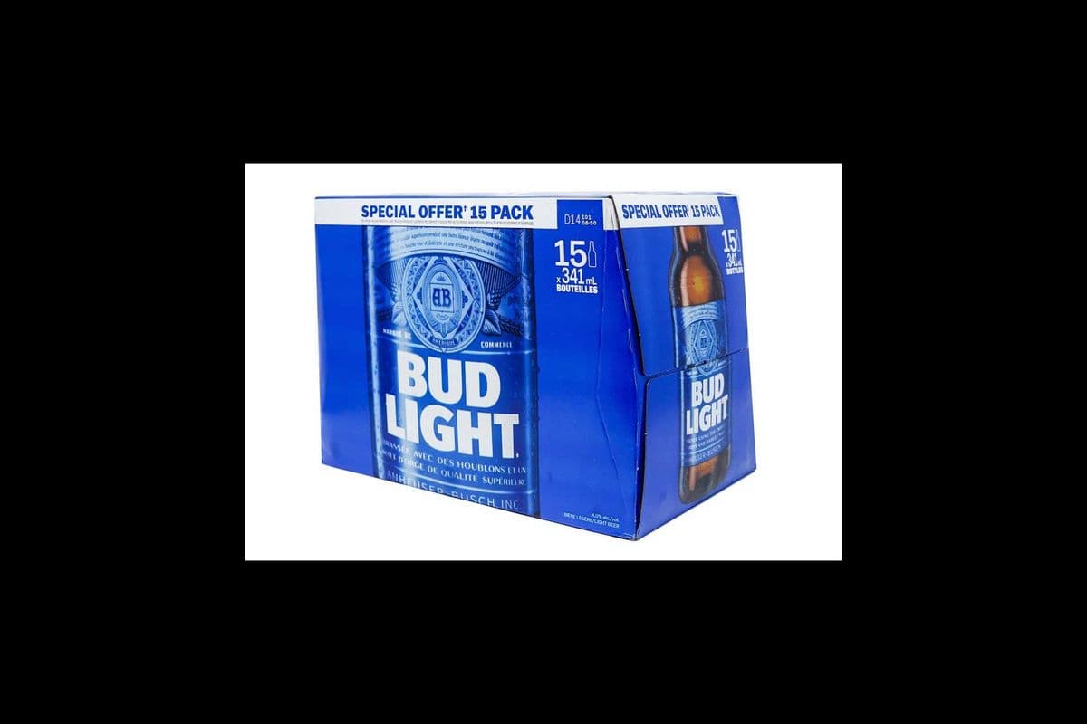 BUD LIGHT (15 x 341 ML BOTTLE) (15 x 341ML)