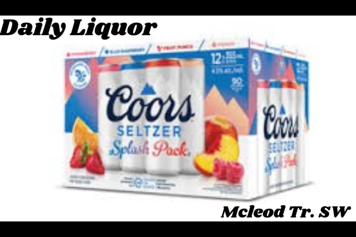 COORS SELTZER SPLASH 12 PKC (1 x 12 CANS)