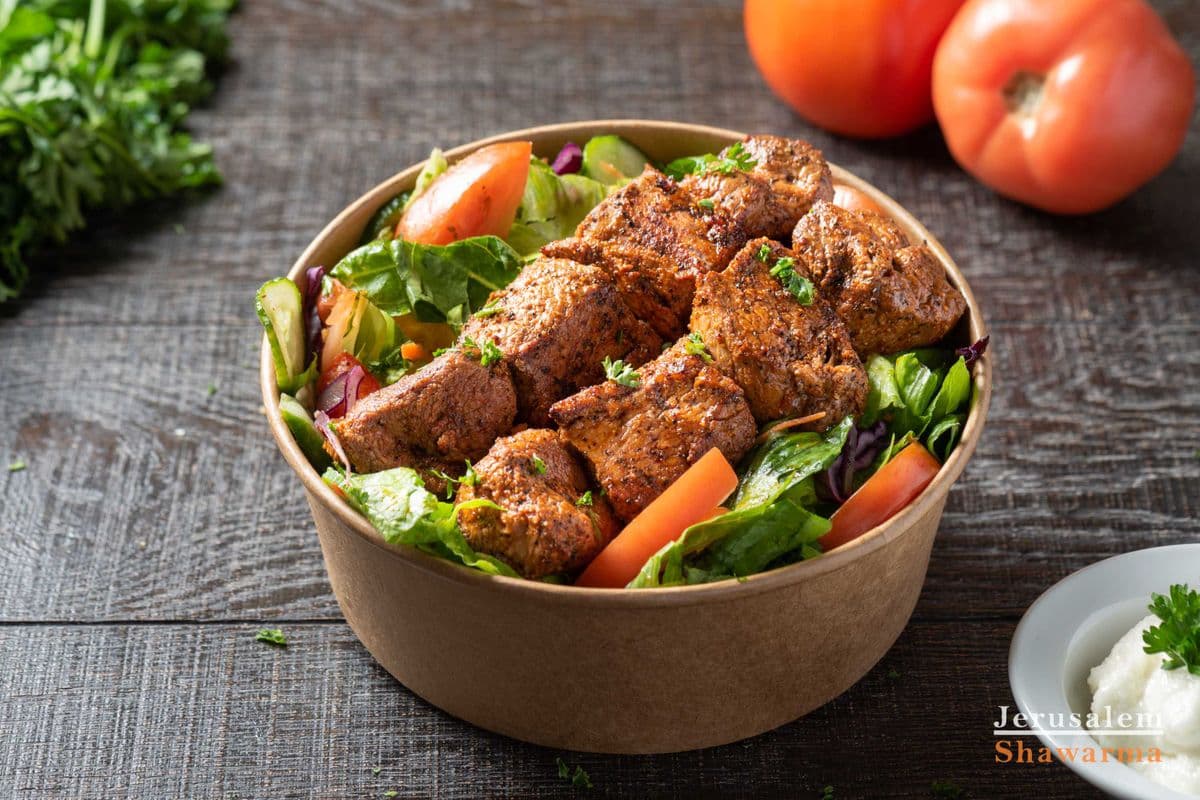 Lamb Kabab Salad Bowl