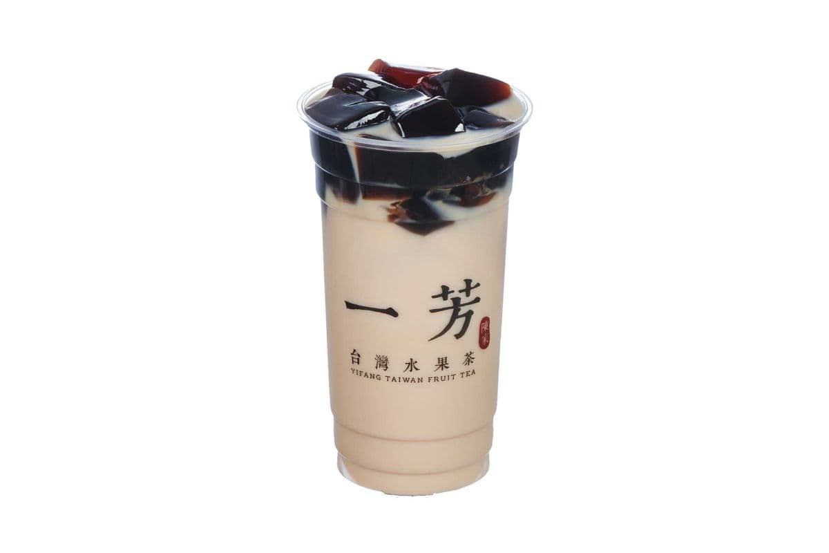 Coffee Jelly Black Tea Latte 咖啡凍鮮奶茶