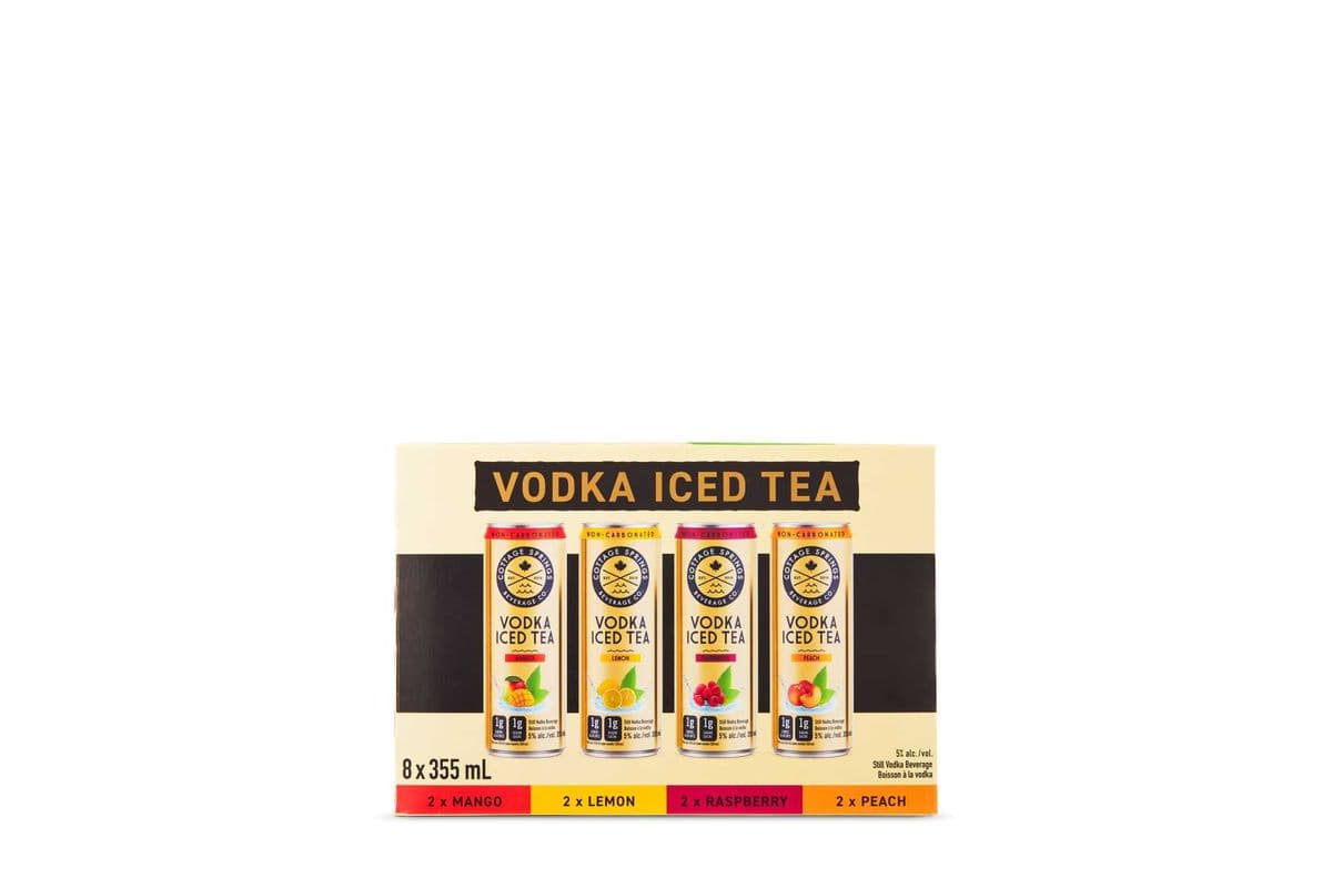 Cottage Springs Vodka Iced Tea Mixed 8x355ml (12 x 355ml)