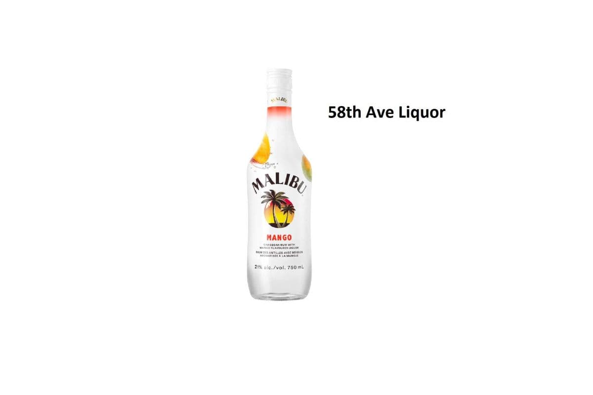 MALIBU CARIBBEAN MANGO RUM 750ML (1 x 750ML )