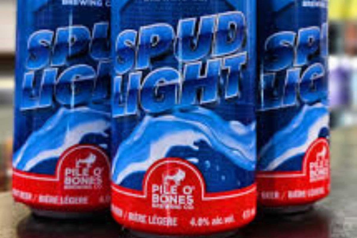 Pile O'Bones Spud Light 4pks (4 x 473ml )