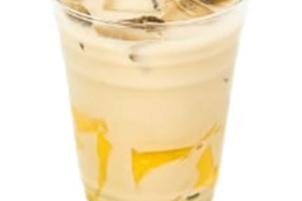 Iced Caramel Creme Brulee Milk Tea (Pudding) 冰焦糖奶茶 (布丁) (20oz)