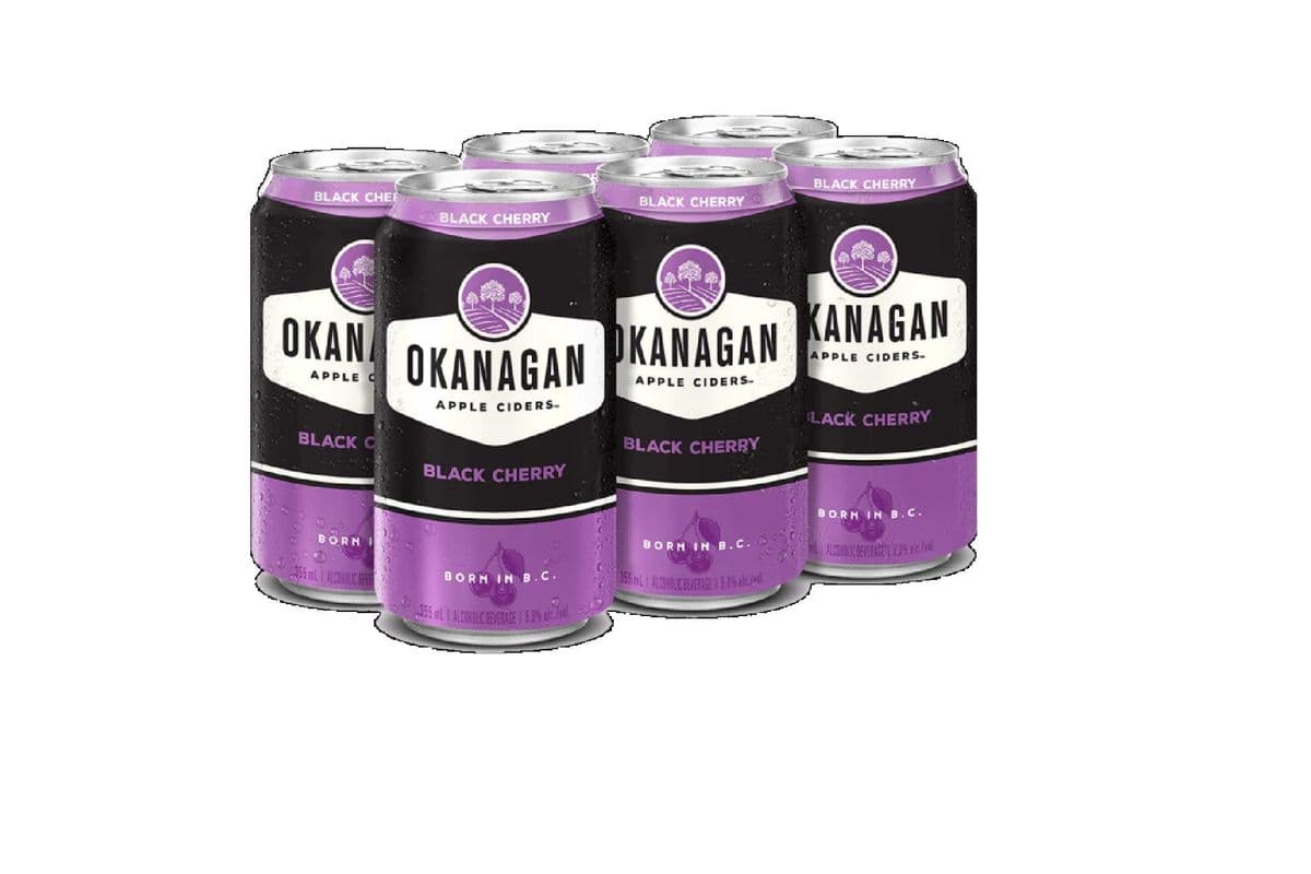 Okanagan Premium Black Cherry (6 Pack) (6 x 355 ml Cans)