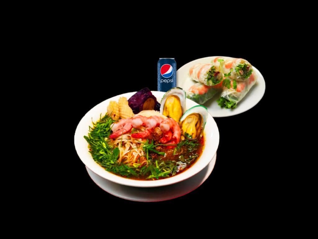 Combo 8. Hot and Sour Seafood Pho