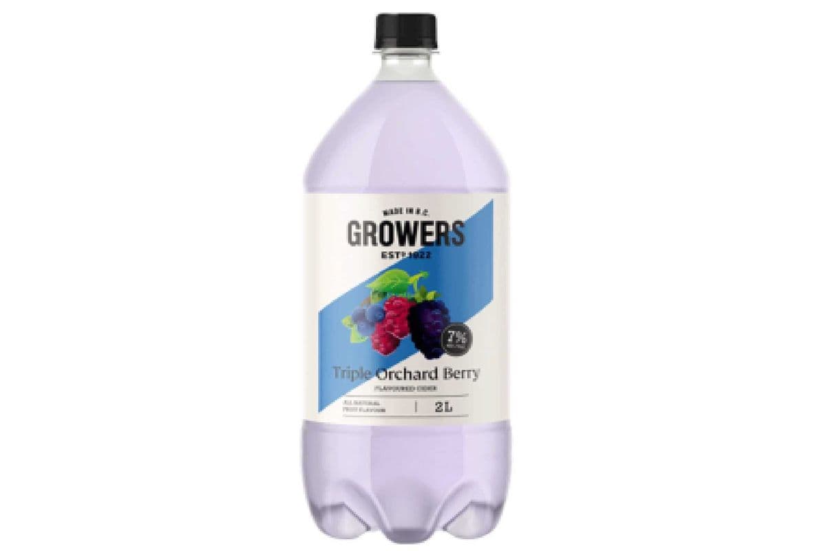 Growers Triple Orchard Berry 2 Ltr Bottle (1 x 2  Ltr Bottle )