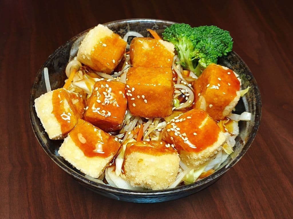 Agedashi Tofu Teriyaki Don