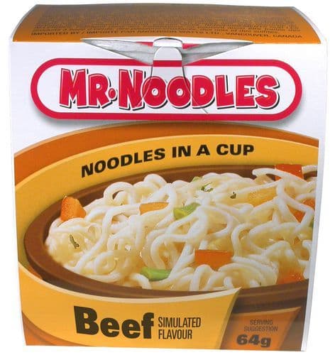 Mr Noodle Beef Cup Of Soup (64 g)