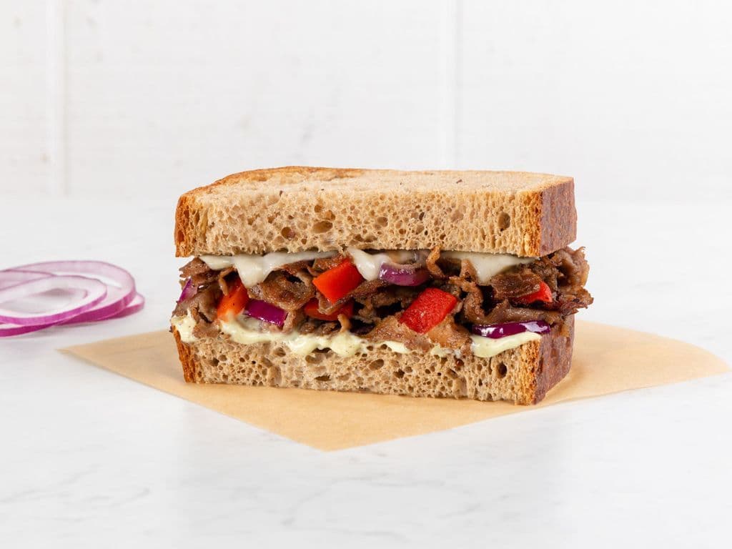 Steak and Cheese Melt Sandwich