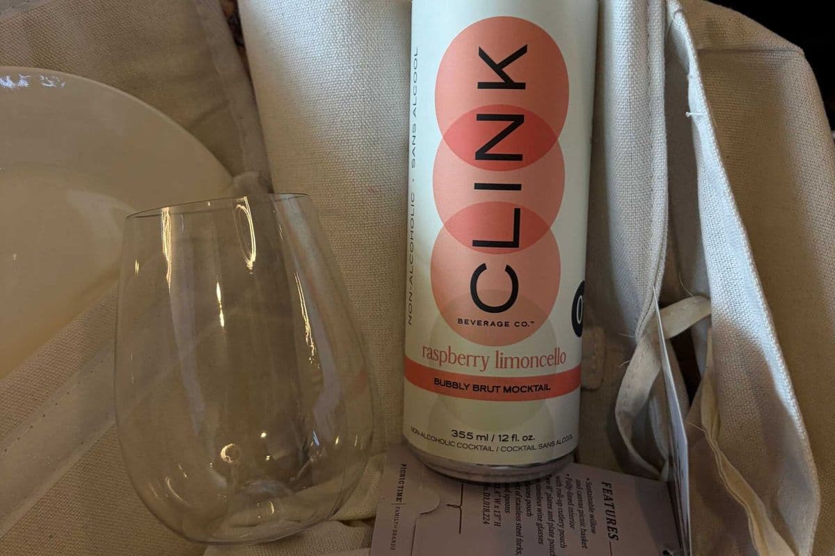 NON-ALC - Clink Raspberry Lemincello Bubbly Mocktail (355ML) (40 Cal)