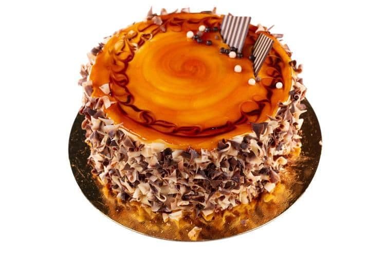 Butterscotch Eggless Cake