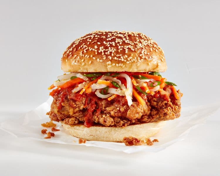 Korean Fried Chicken Sandwich