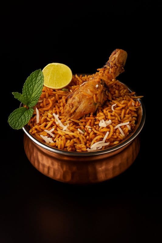 Chicken Biryani with Bone / Biryani au poulet avec os