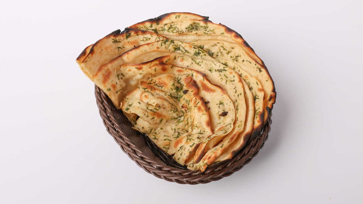Laccha / Mint Paratha / Laccha / Paratha à la Menthe