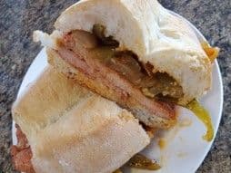 Bifana Sandwich (Pork Loin Sandwich)