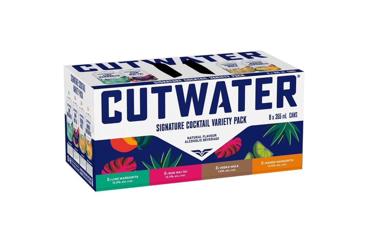Cut water Variety Pack (8 Cans) (8 x 355ml)