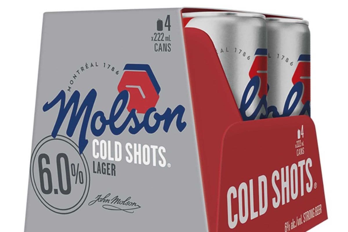 Molson Cold Shots 4pk (1 x 888 ml)