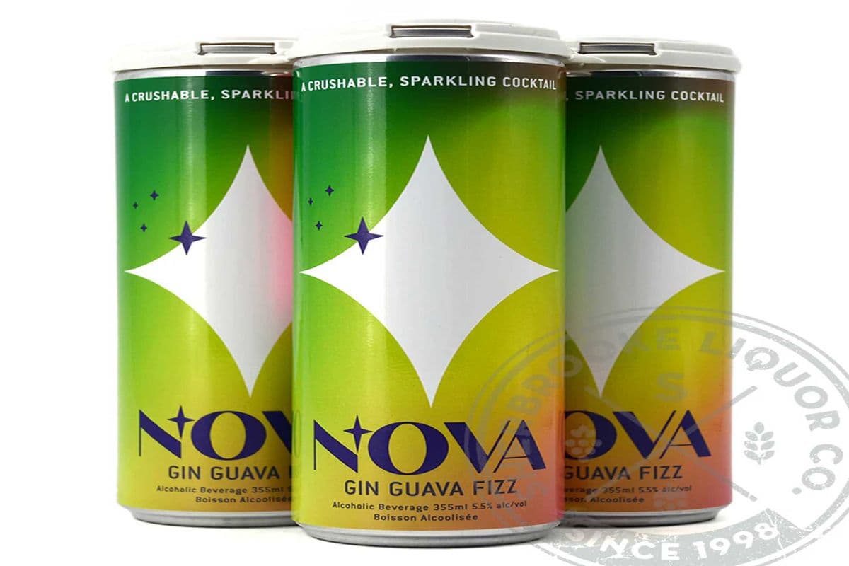 887998. NOVA GIN GUAVA FIZZ (CLS) (1 x 4pc)
