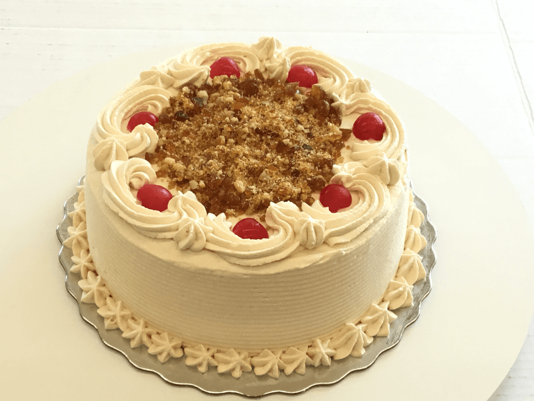 8" Caramel Crumble Cake