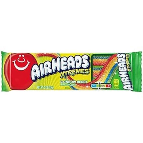 AirHeads Extremes Baie Arc en Ciel 57g/ Airheads Extremes Rainbow 57g