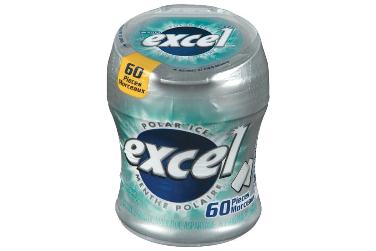 Excel white bubblemint (60 pcs)