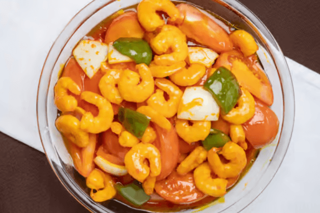 J4. Sauteed Prawns with Tomato