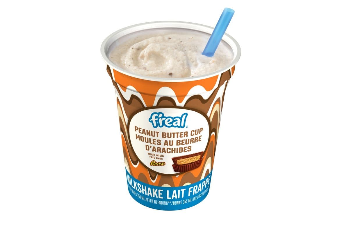 F'Real Lait frappé - Reese Moules au beurre d'archides (12oz) 77559 / F'Real Milkshake - Reese Peanut Butter Cup (12oz) 77559