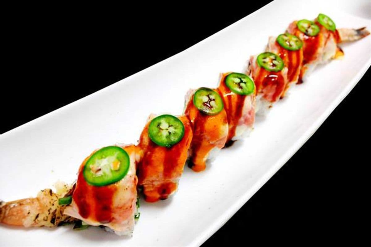 Torched Spicy Salmon Roll